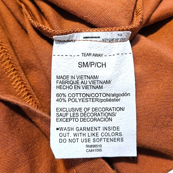 Under Armour Mens T-Shirt Project Rock Iron Paradise Sz S Rust Bull Flame SS22 - Picture 7 of 11